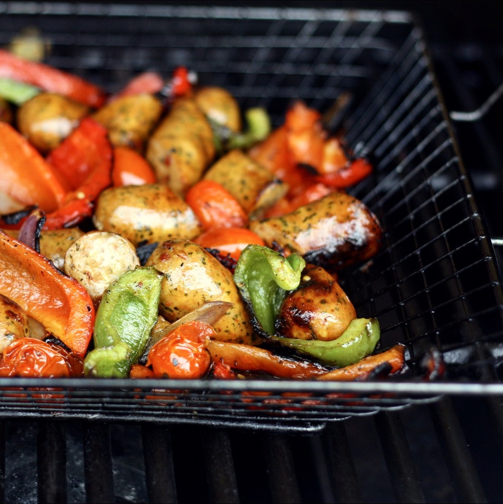 Grilled Chicken Sausage and Peppers – The Dinner Shift