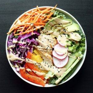 Asian Spring Roll Bowls