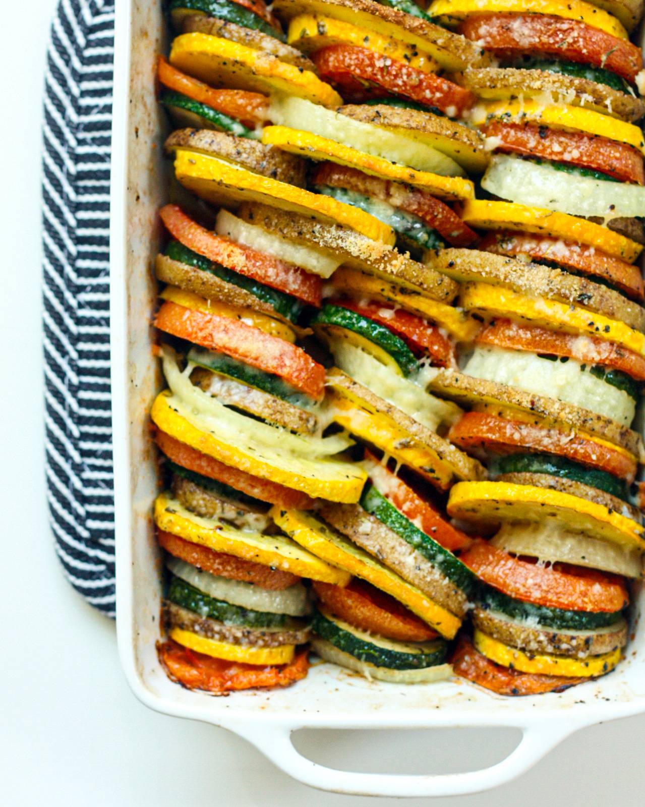 Small-Batch Vegetable Tian with Potatoes, Tomatoes, Summer Squash